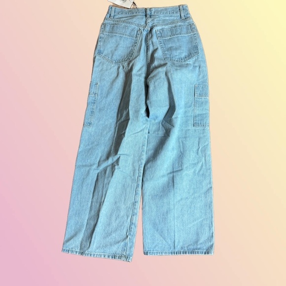 Frame Size 28 Le Pixie High Rise Baggy Pkt Genoa Jean In Genoa NWT - Picture 4 of 8